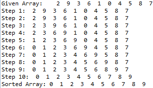 Selection Sort